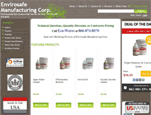 Tablet Screenshot of envirosafemfg.com